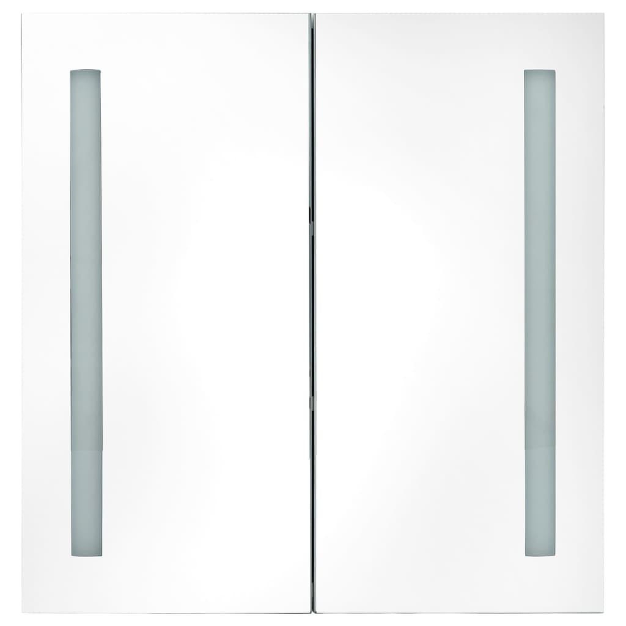 Voir la diapositive 4 : VIDAXL Armoire de salle de bain a miroir LED 62x14x60 cm