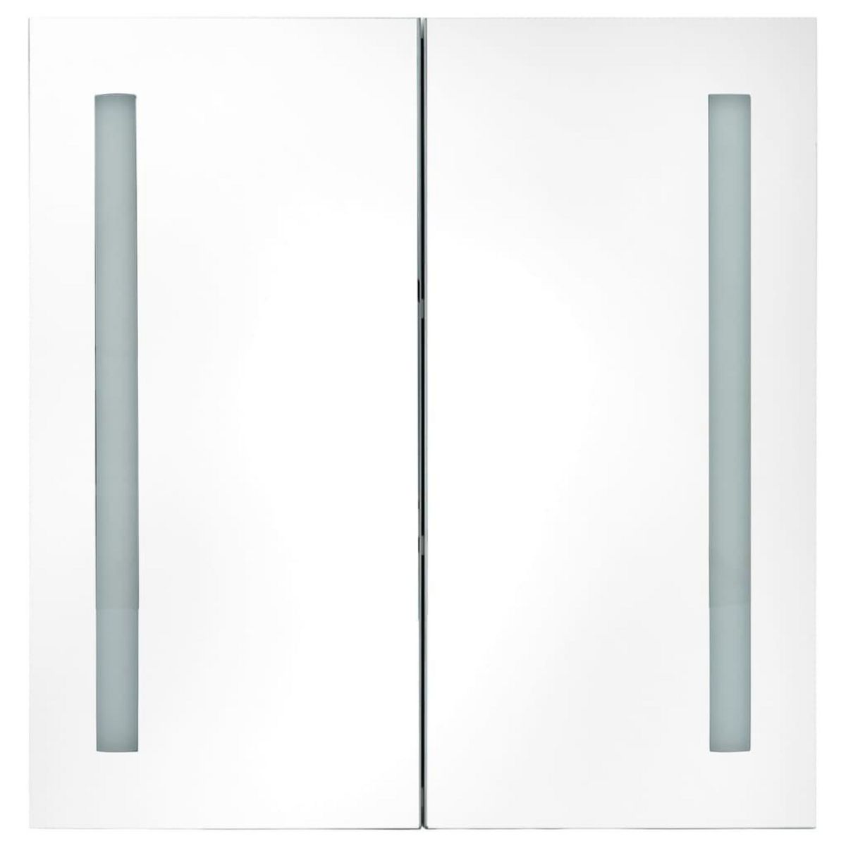 VIDAXL Armoire de salle de bain a miroir LED 62x14x60 cm