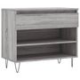 Voir la diapositive 2 : VIDAXL Armoire a chaussures Sonoma gris 70x36x60 cm Bois d'ingenierie