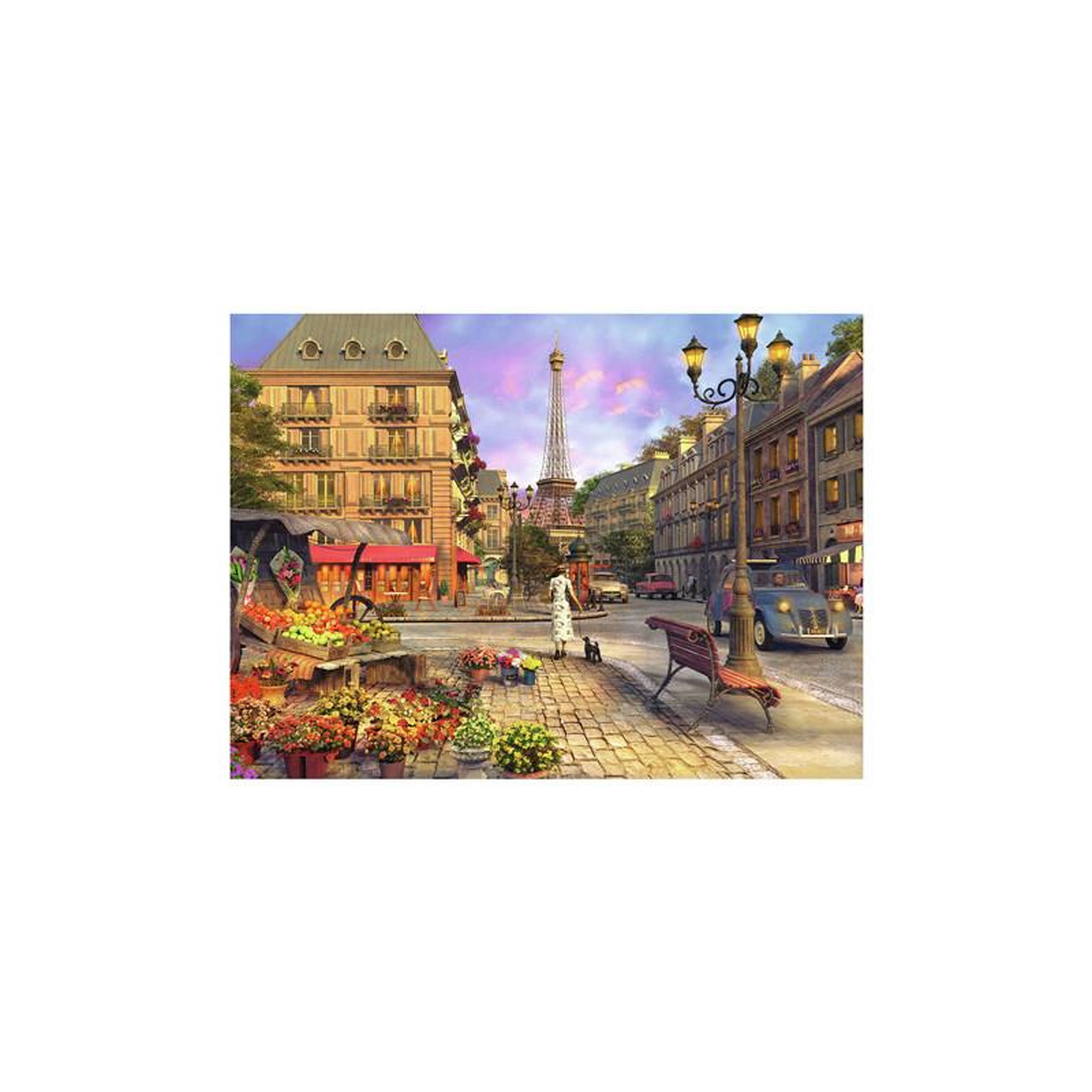 Voir la diapositive 2 : RAVENSBURGER Ravensburger - Jigsaw Puzzle Walk Through Paris, 500 pcs. 120001980