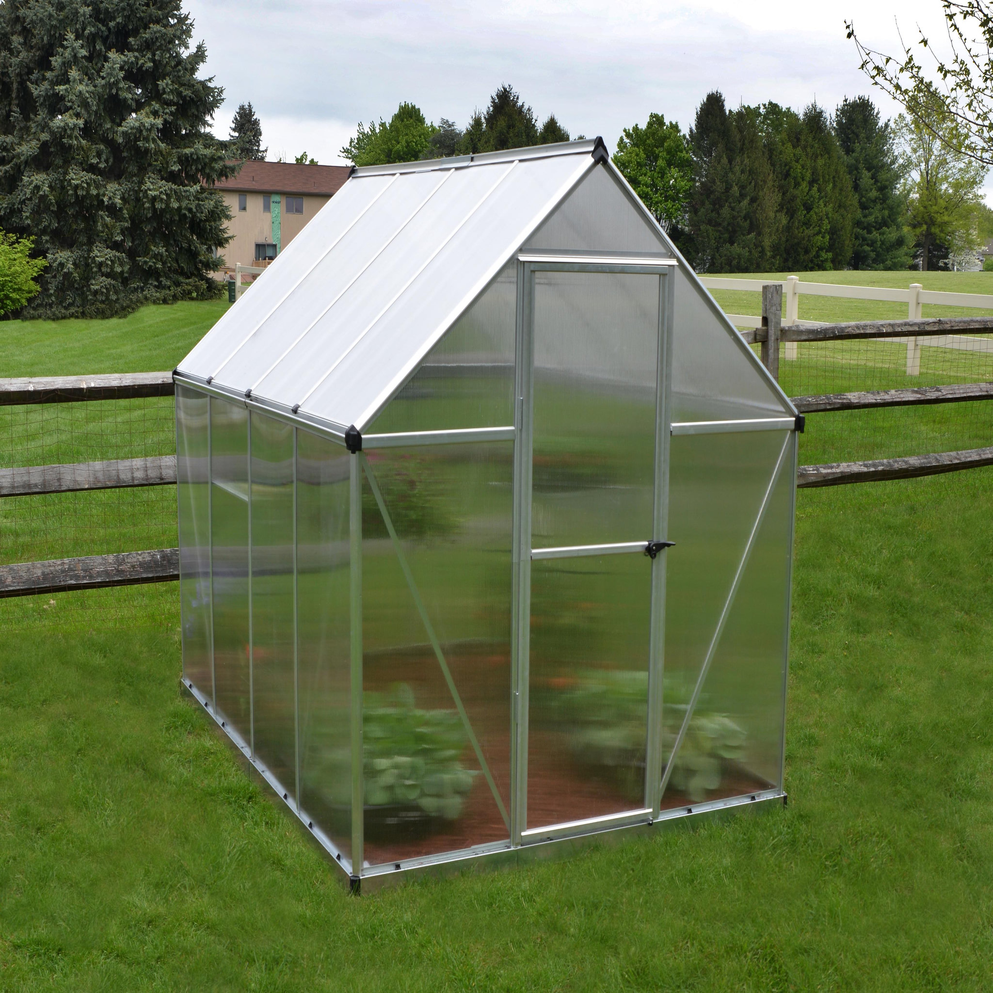 Voir la diapositive 3 : Canopia by PALRAM Serre de jardin - Polycarbonate - 4,5m² - MYTHOS