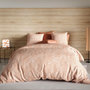Voir la diapositive 1 : ATELIER DU COTON Housse de couette 260x240 LANTANA + 2 taies microfibre