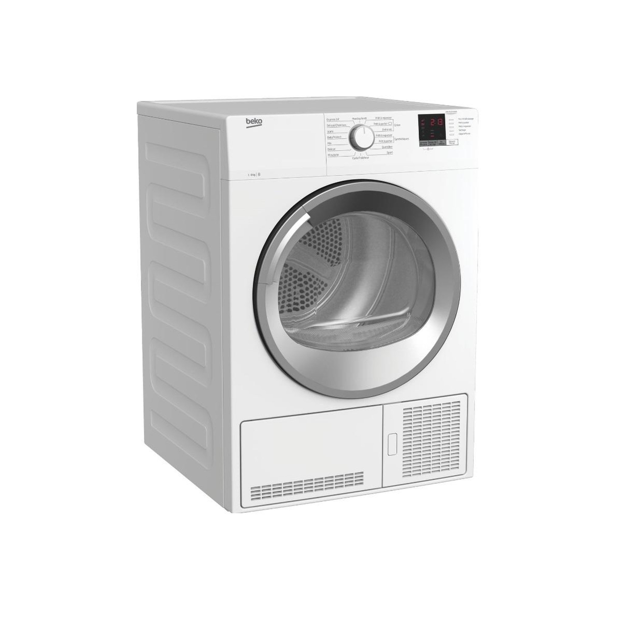 Voir la diapositive 1 : Beko Sèche-linge à condensation 60cm 8kg b - dbbu8112ga0ws