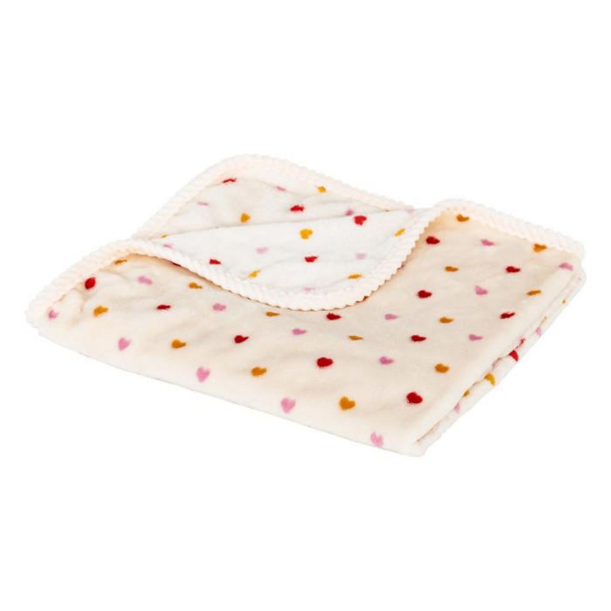 Atmosphera Kids Plaid Enfant Flanelle Cœur  Amour  75x100cm Multicolore