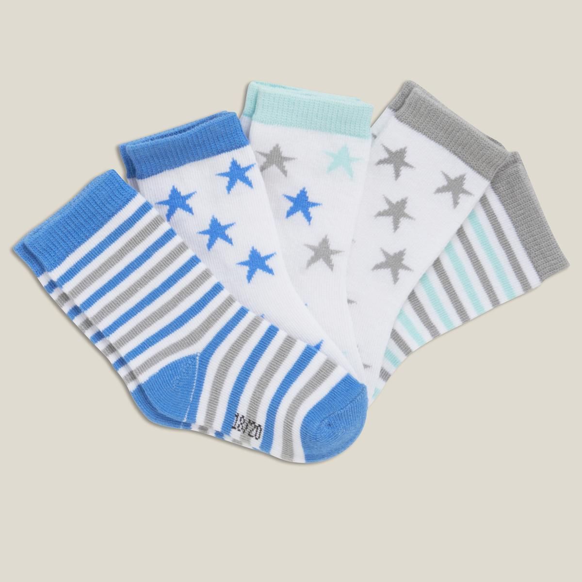 IN EXTENSO Lot de 5 paires de chaussettes bébé