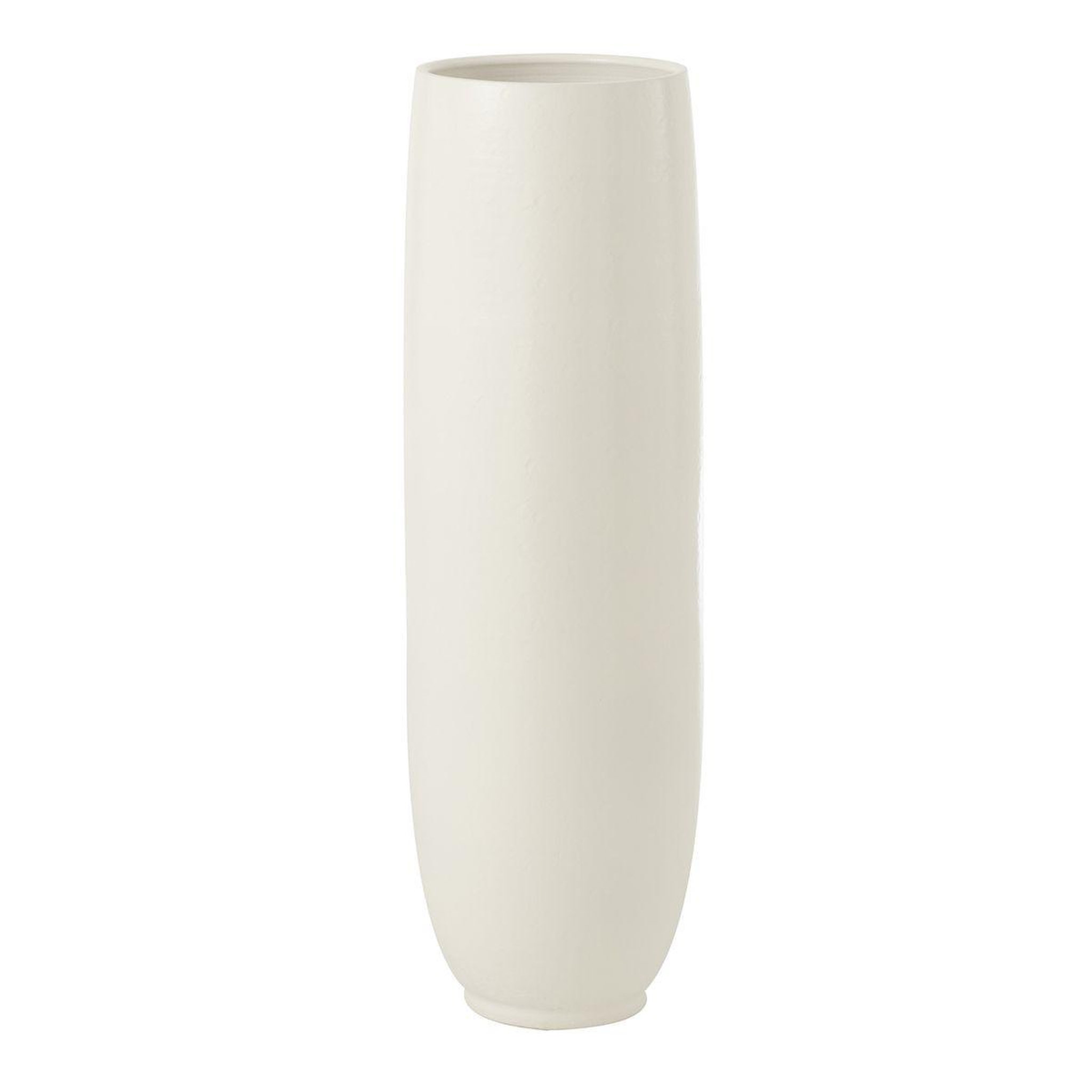 J-LINE Vase déco poterie  ying  92cm blanc