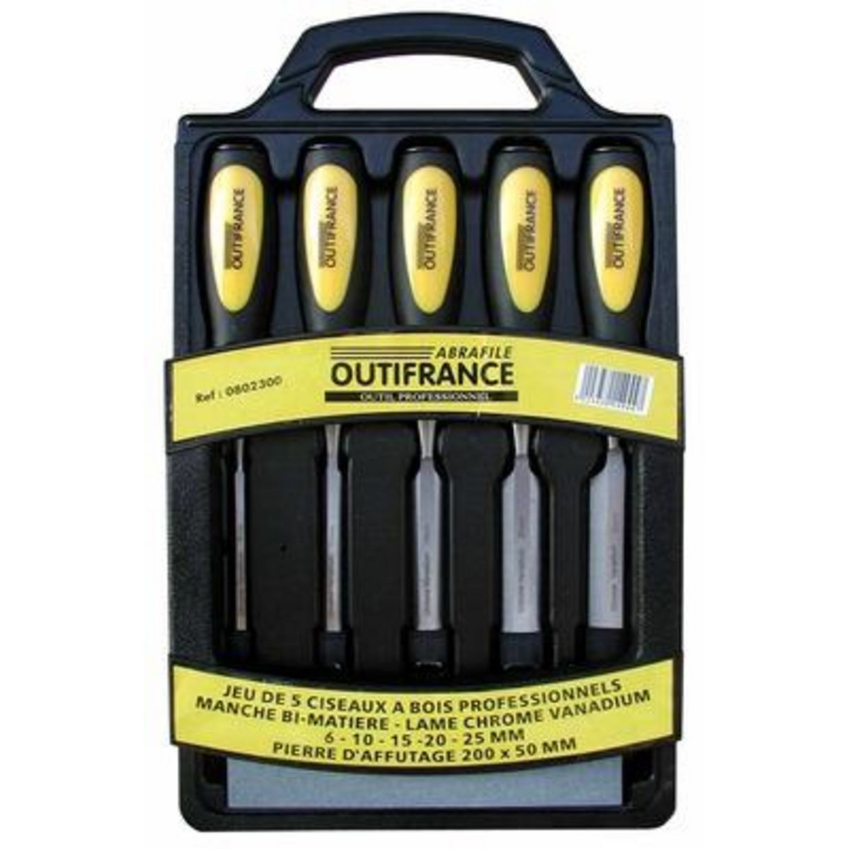 OUTIFRANCE Ciseaux à bois manche bi-matière