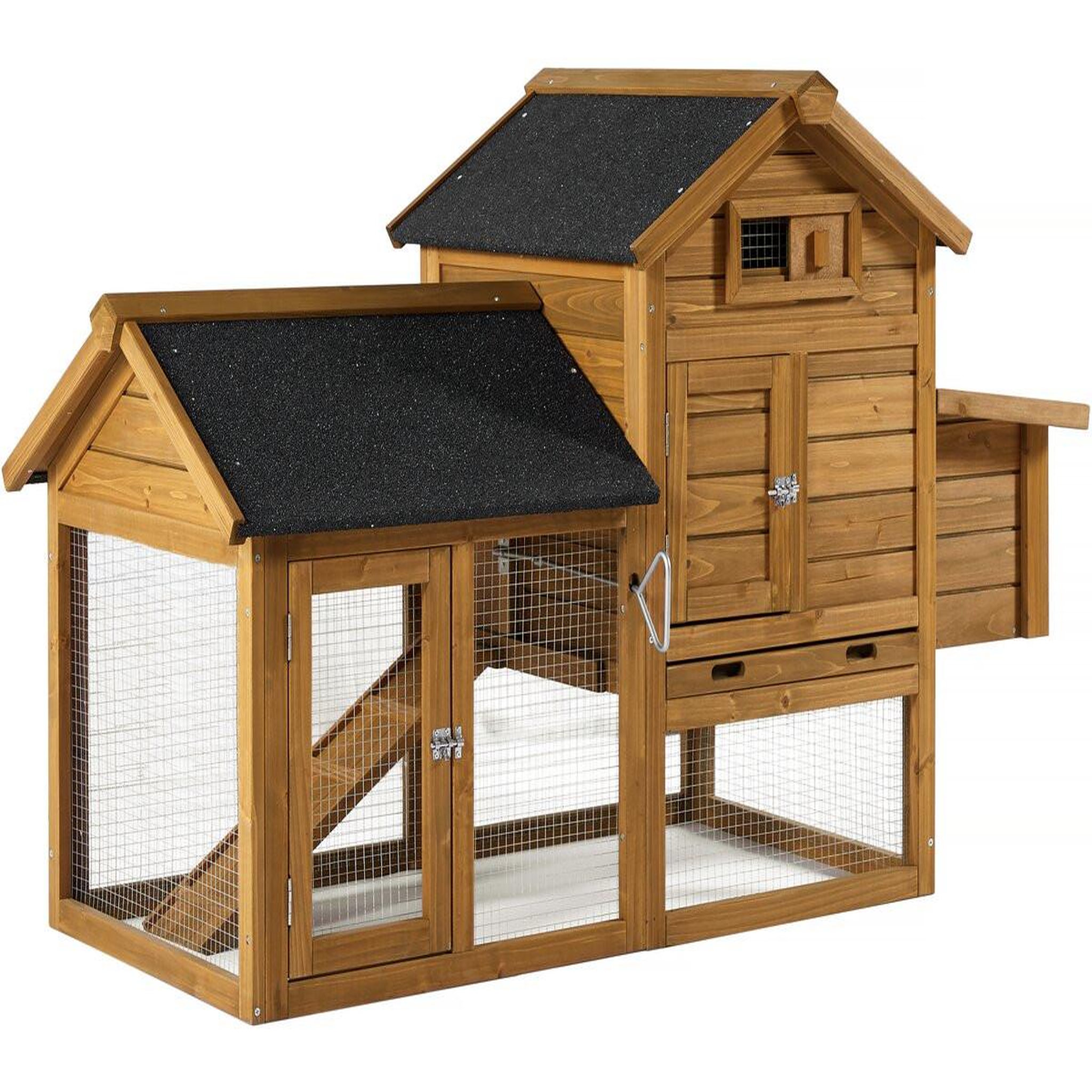 Habitat et Jardin Poulailler  Poulette  avec pondoir en bois - Marron