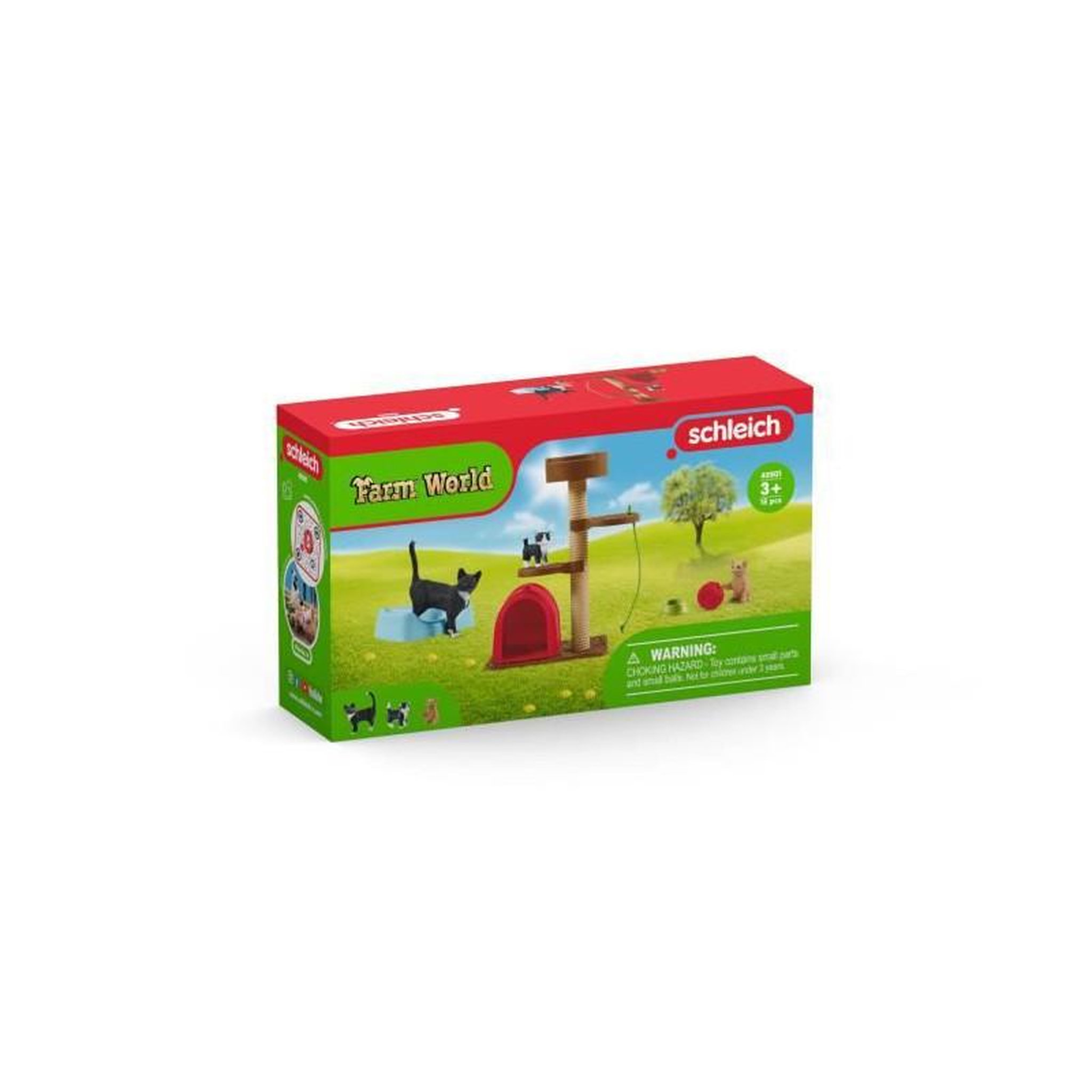Voir la diapositive 2 : Schleich Schleich - Divertissement pour chats mignons - 42501