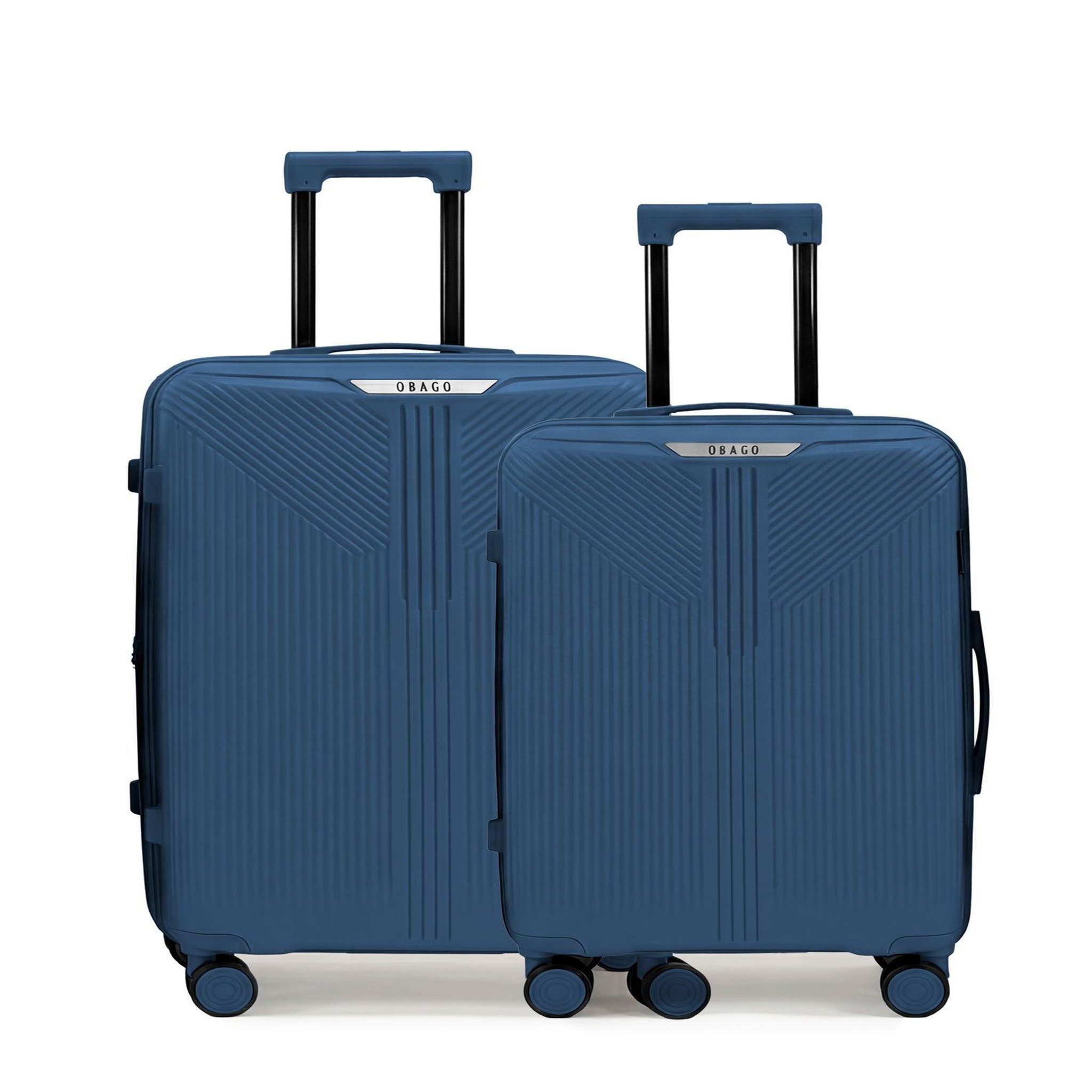 OBAGO Lot de 2 Valises Rigides Grand Format et Taille Moyenne ERIDAN