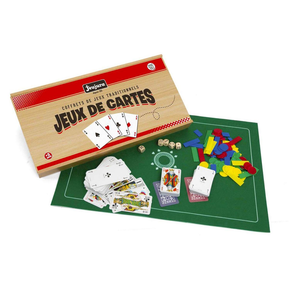 JeuJura Coffret de jeux de cartes