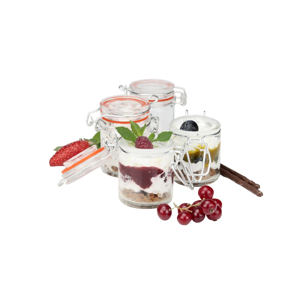 ARD TIME Lot 4 verrines Bocaux Tiramisu