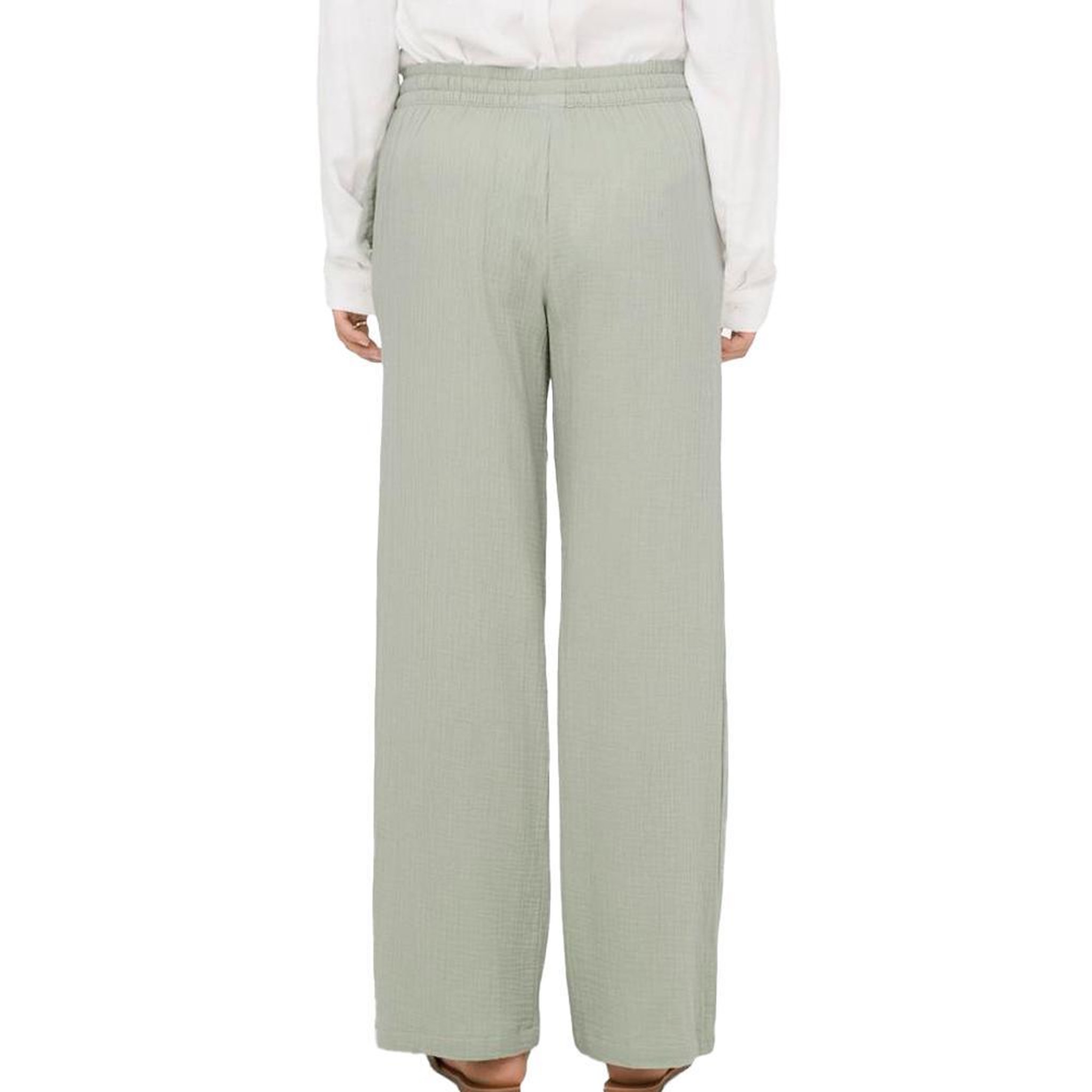 Voir la diapositive 2 : JACQUELINE DE YONG Pantalon Fluide Vert Femme JDY PHANTOM