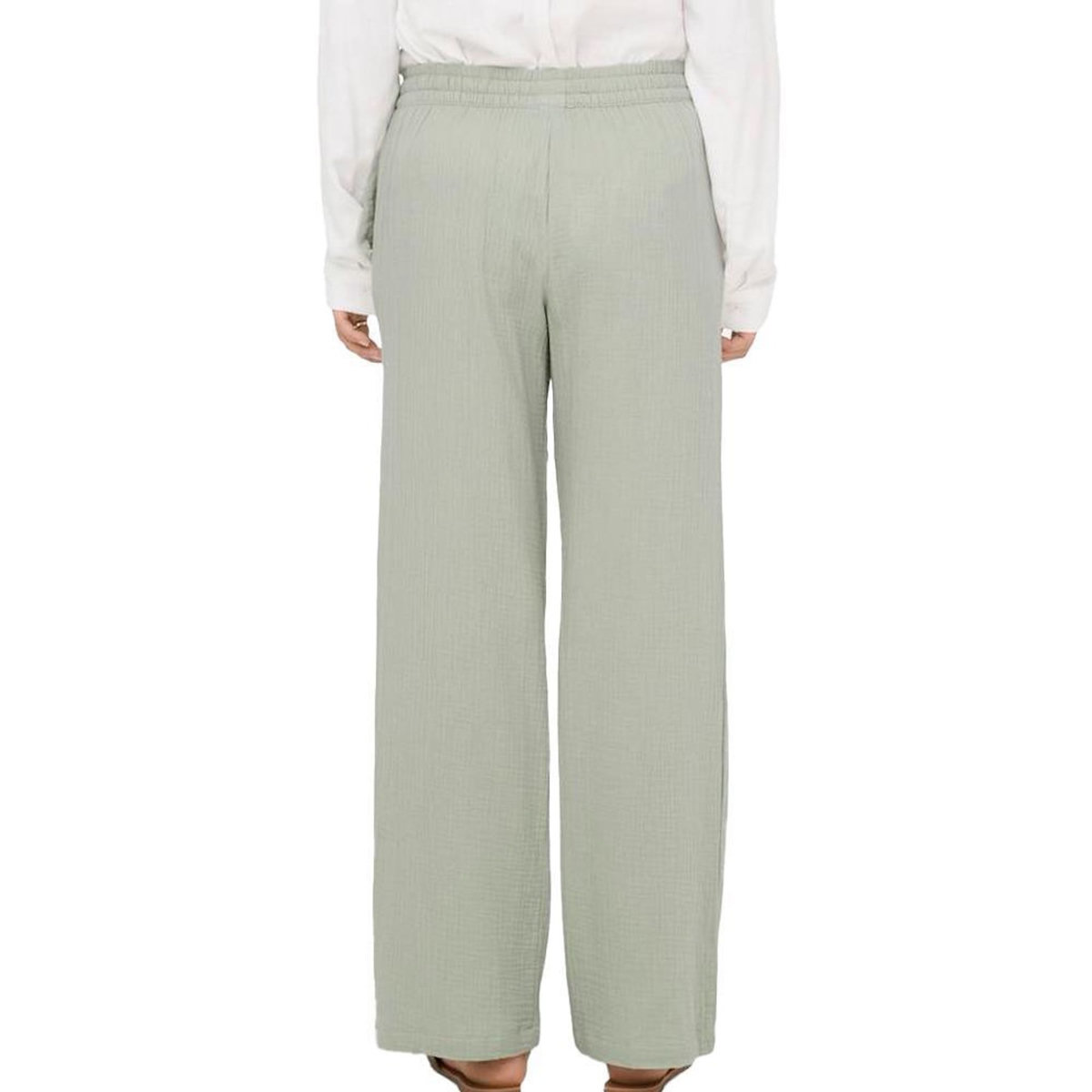 JACQUELINE DE YONG Pantalon Fluide Vert Femme JDY PHANTOM