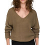 Voir la diapositive 1 : JACQUELINE DE YONG Pull Marron Femme JDY Maya