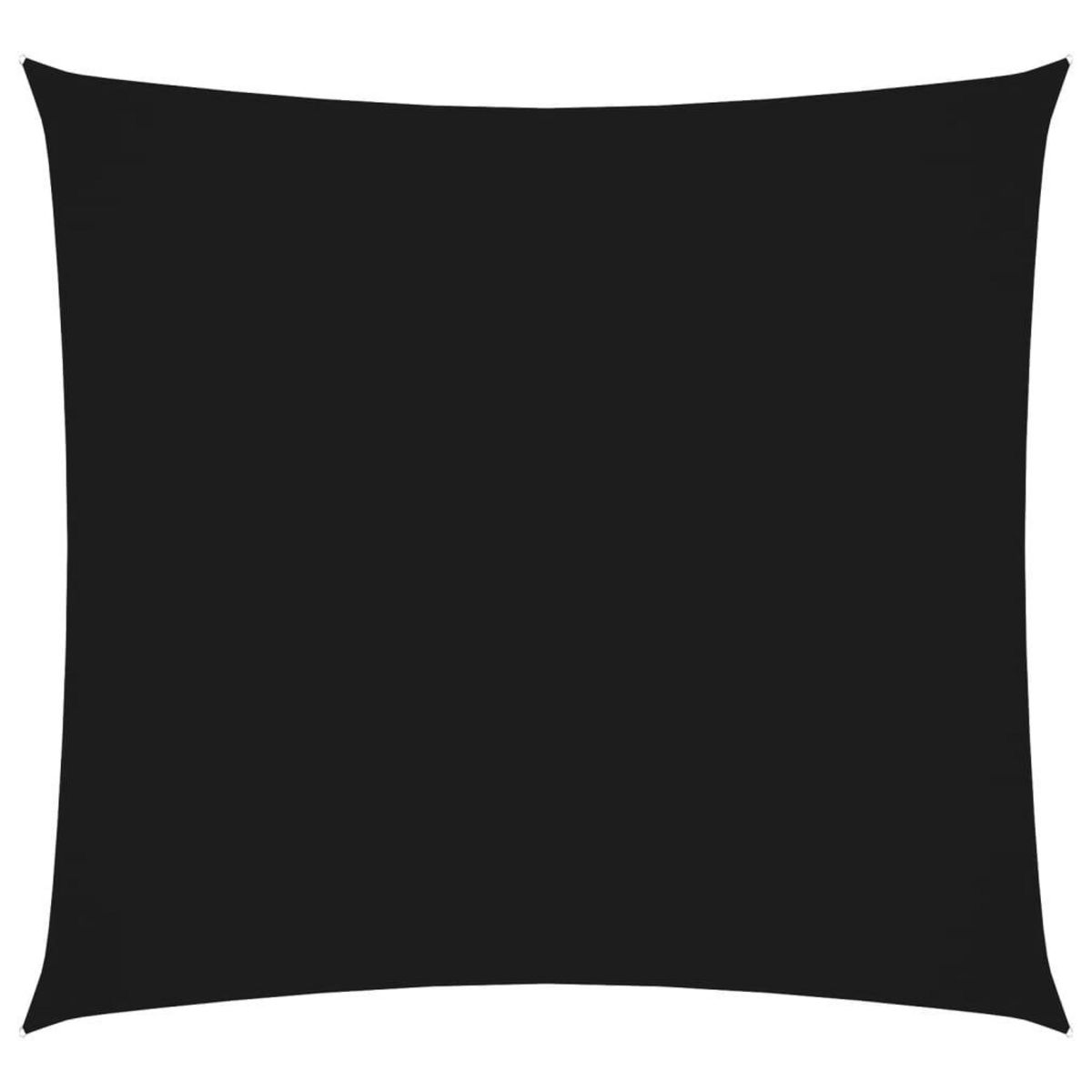 VIDAXL Voile de parasol tissu oxford carre 4,5x4,5 m noir