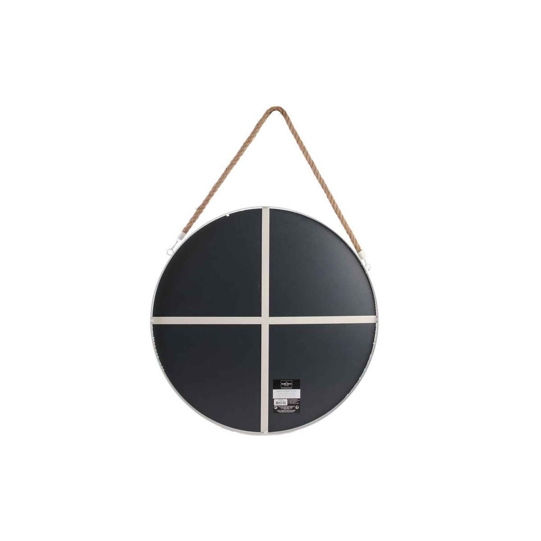 Voir la diapositive 3 : The Home Deco Factory Miroir Mural avec Anse  Jonc  50cm Blanc