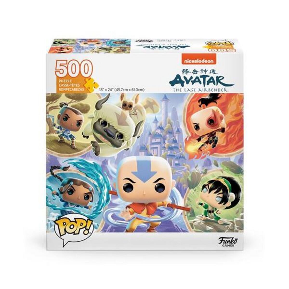 Funko Puzzle Funko Pop Avatar The Last Airbender 500 pièces