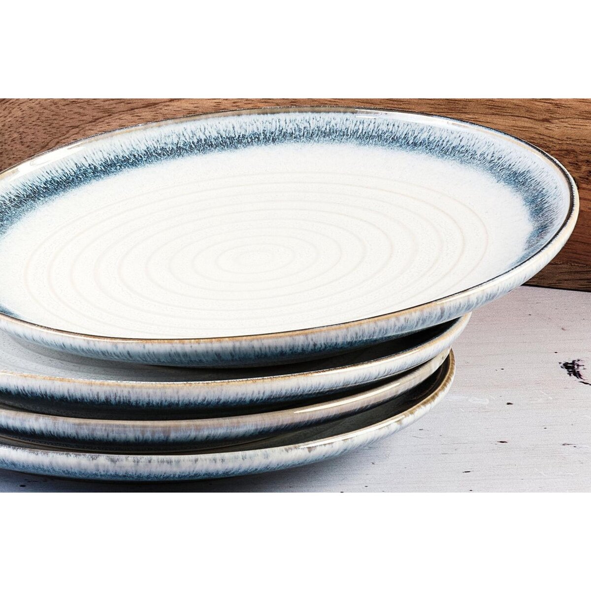 BJORN Assiette COSMOS Ø21,5cm - 6 pièces - Azur