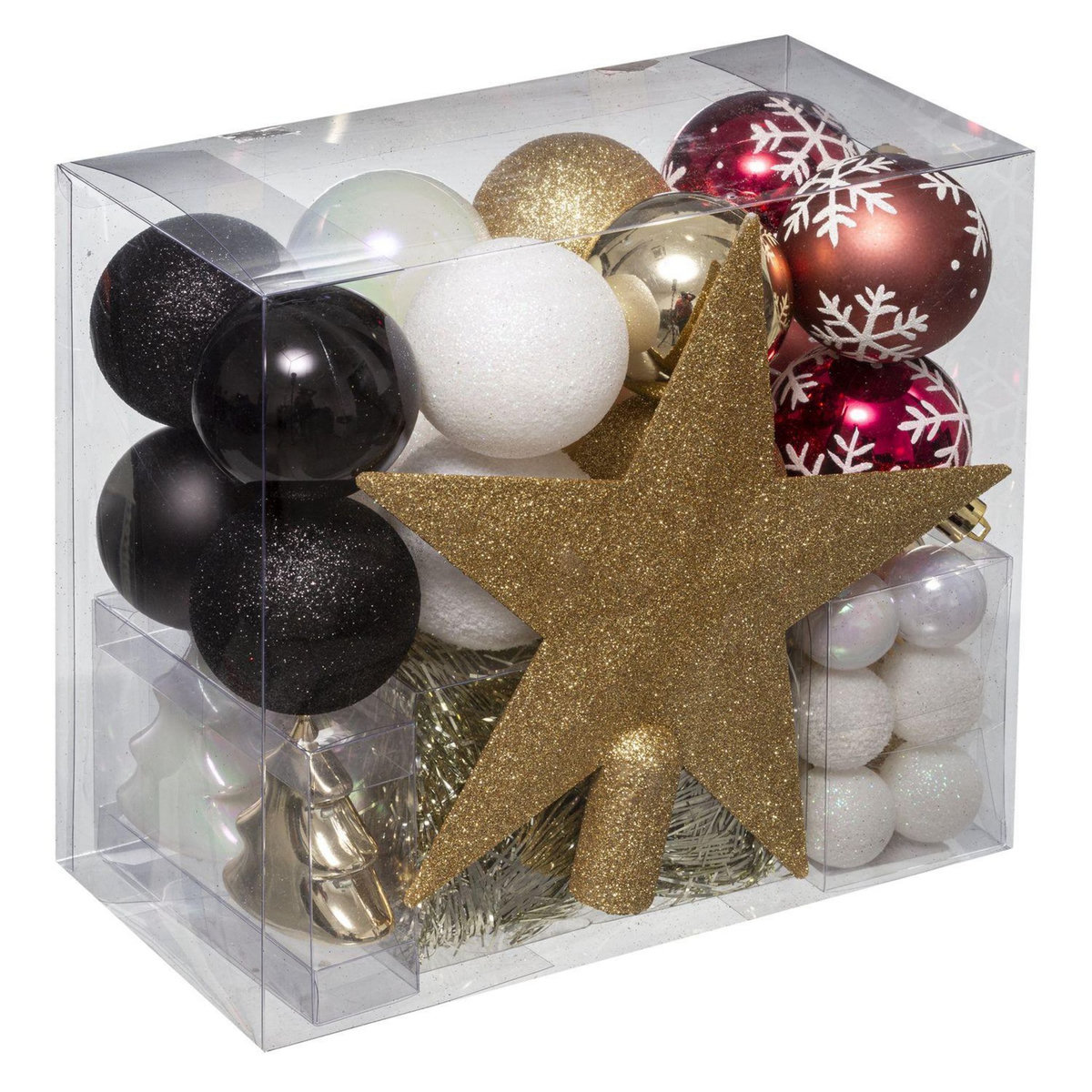 FEERIC LIGHT & CHRISTMAS Kit de décoration pour sapin de Noël - 44 Pièces