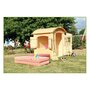 Voir la diapositive 3 : Soulet Cabane de jardin pour enfant - Bois - H145m - PATTY