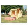 Voir la diapositive 3 : Soulet Cabane de jardin pour enfant - Bois - H145m - PATTY