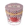Voir la diapositive 2 : FEERIC LIGHT & CHRISTMAS Lot de 8 bougies parfumées, effet pot de confiture - Hauteur 5,50 cm - Rouge