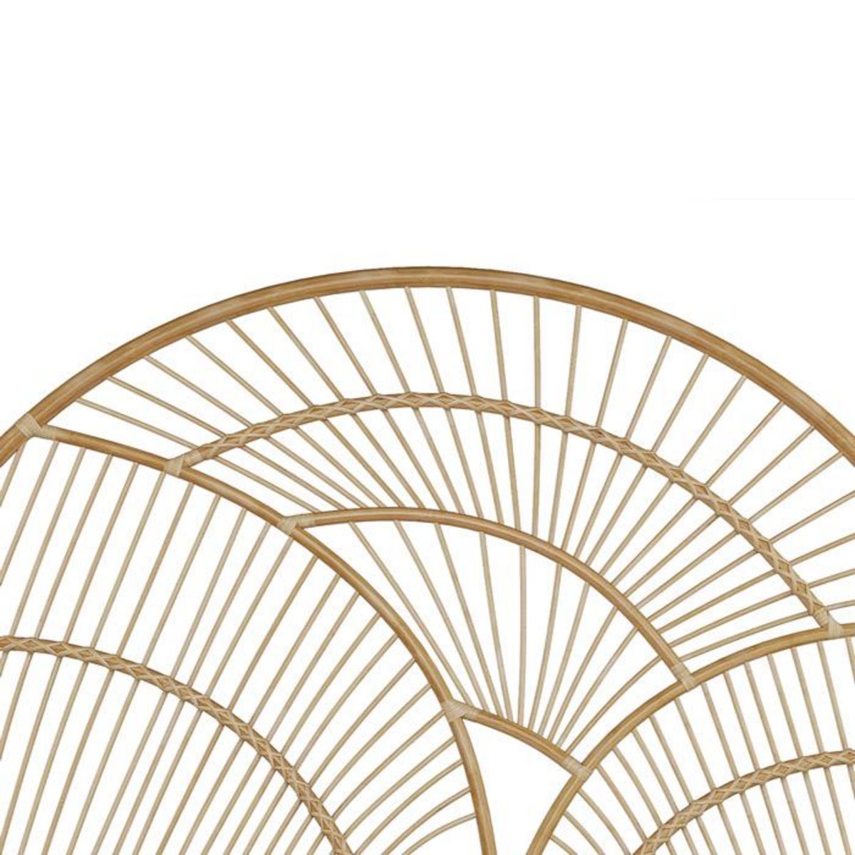 Rendez vous déco Tête de lit en rotin naturel 140 cm - Séléné