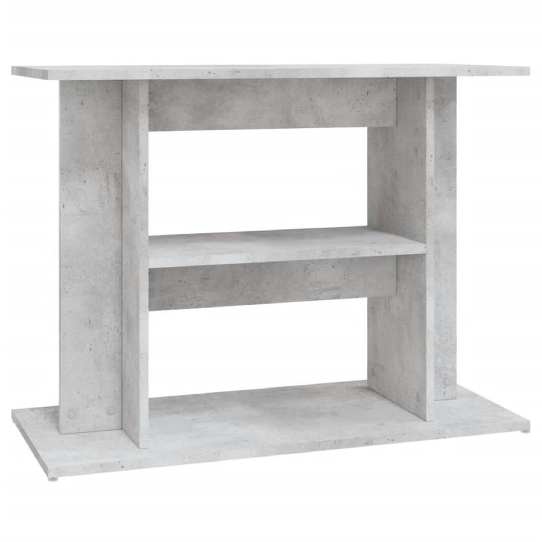 Voir la diapositive 2 : VIDAXL Support pour aquarium gris béton 80x35x60 cm bois d ingénierie