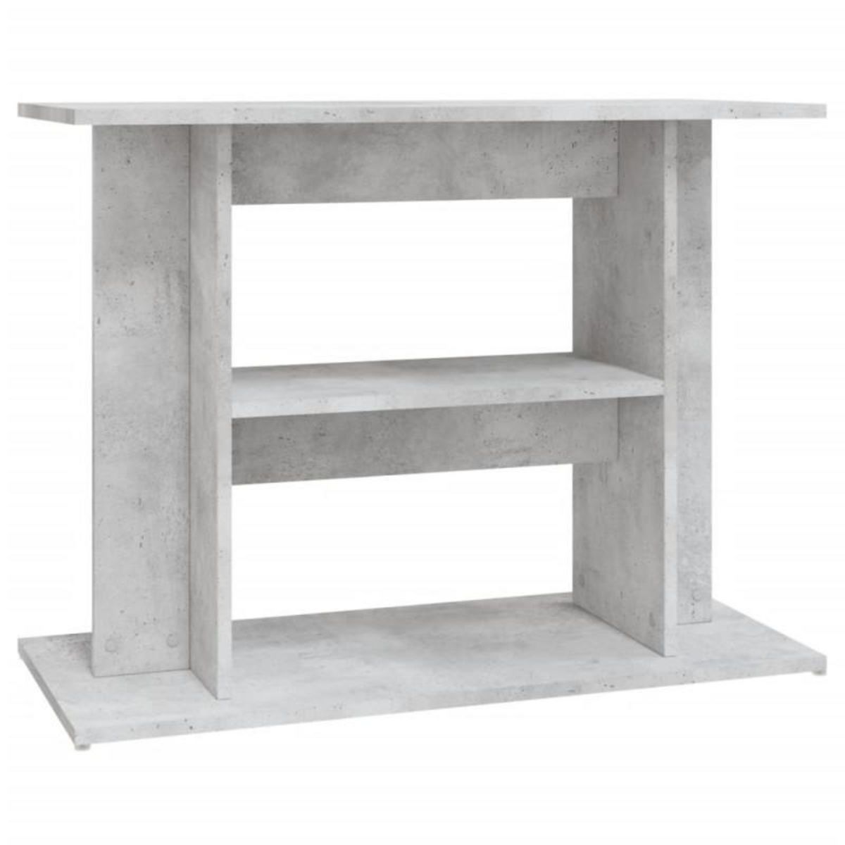 VIDAXL Support pour aquarium gris béton 80x35x60 cm bois d ingénierie