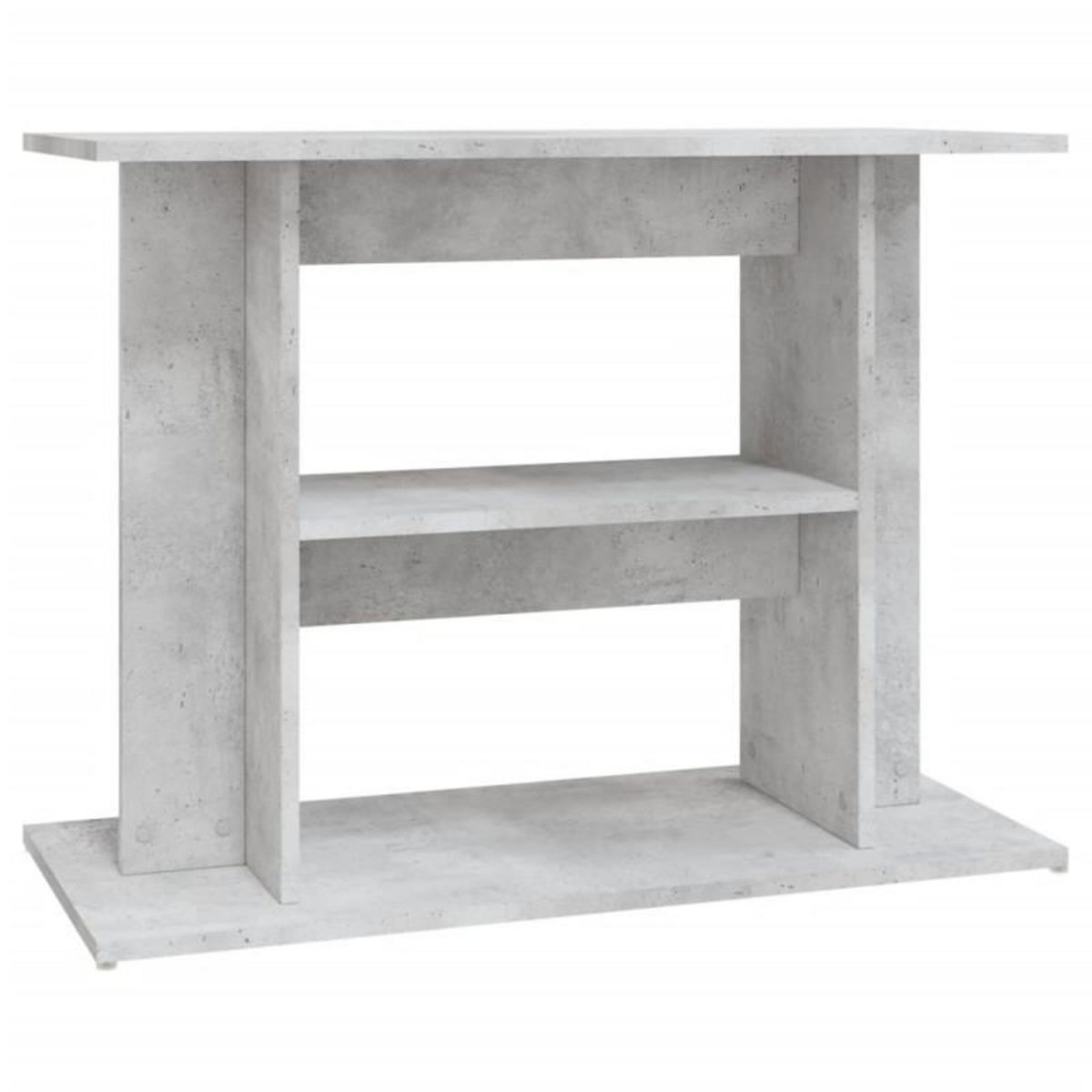 VIDAXL Support pour aquarium gris béton 80x35x60 cm bois d ingénierie