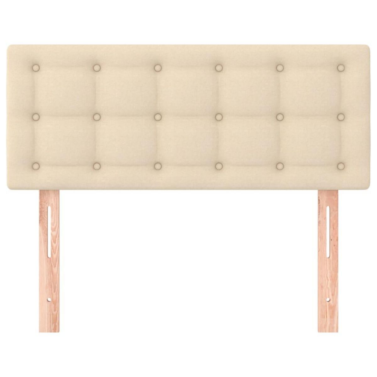 VIDAXL Tete de lit Creme 80x5x78/88 cm Tissu