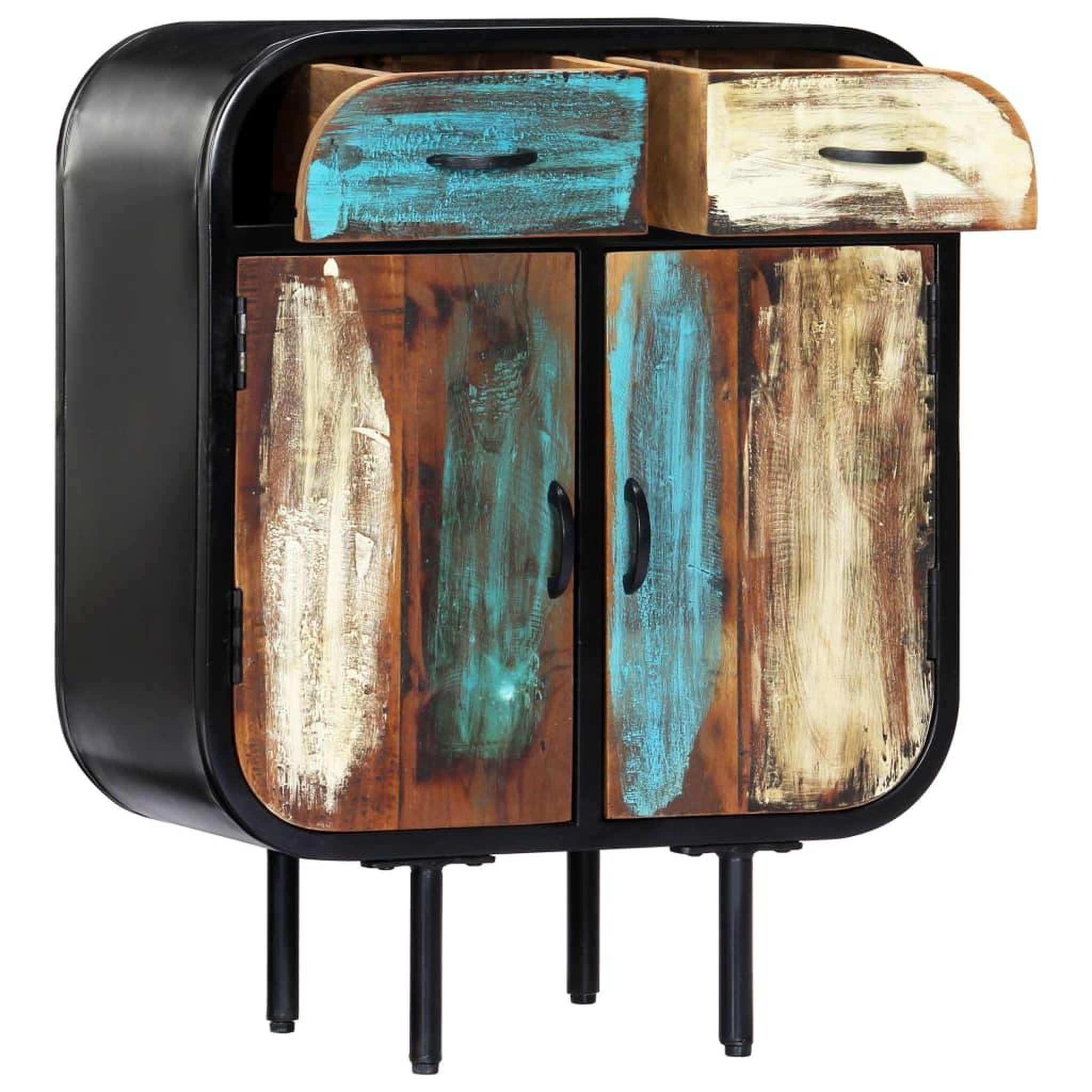 Voir la diapositive 4 : VIDAXL Buffet 60x30x75 cm Bois de recuperation massif