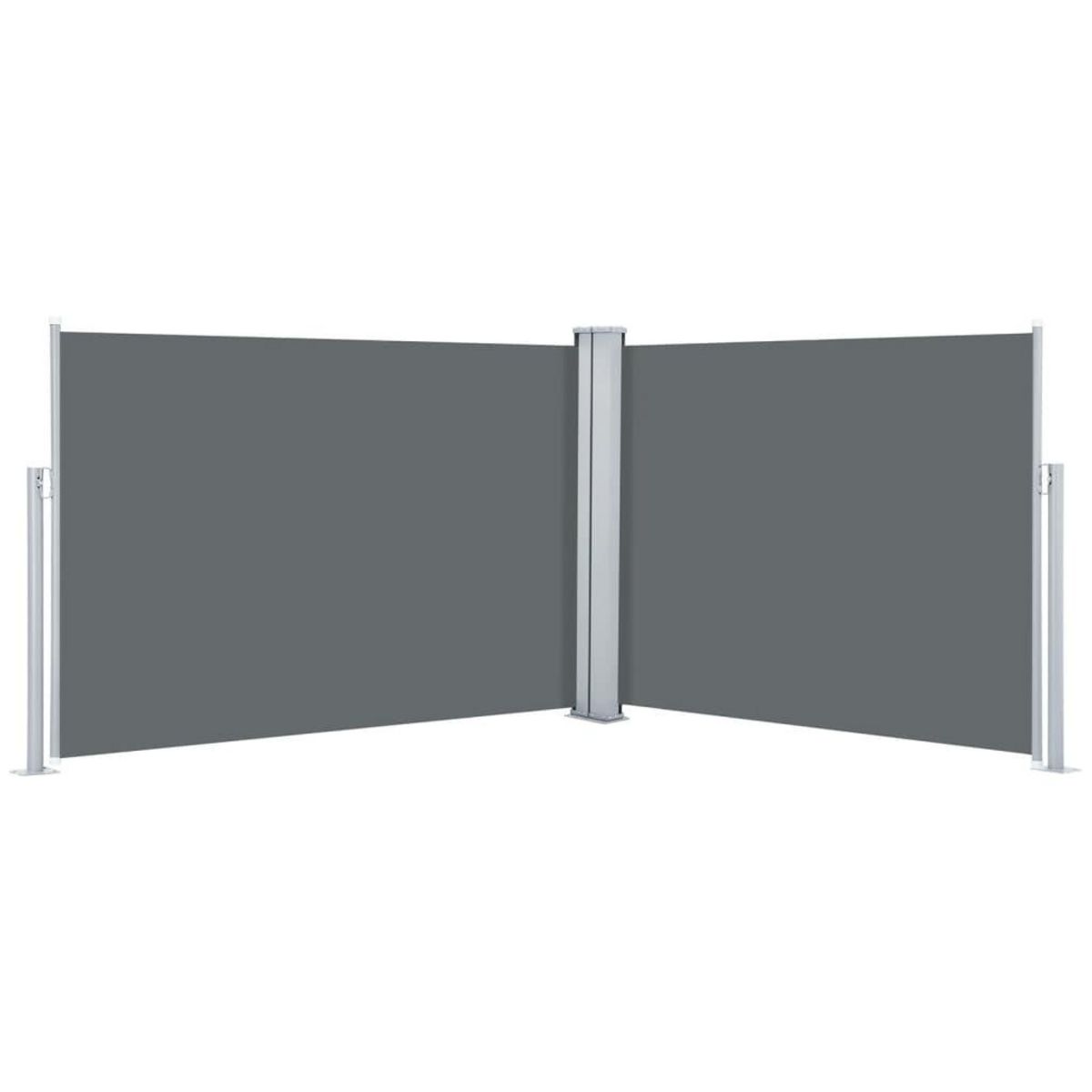 VIDAXL Auvent lateral retractable Anthracite 120 x 1000 cm