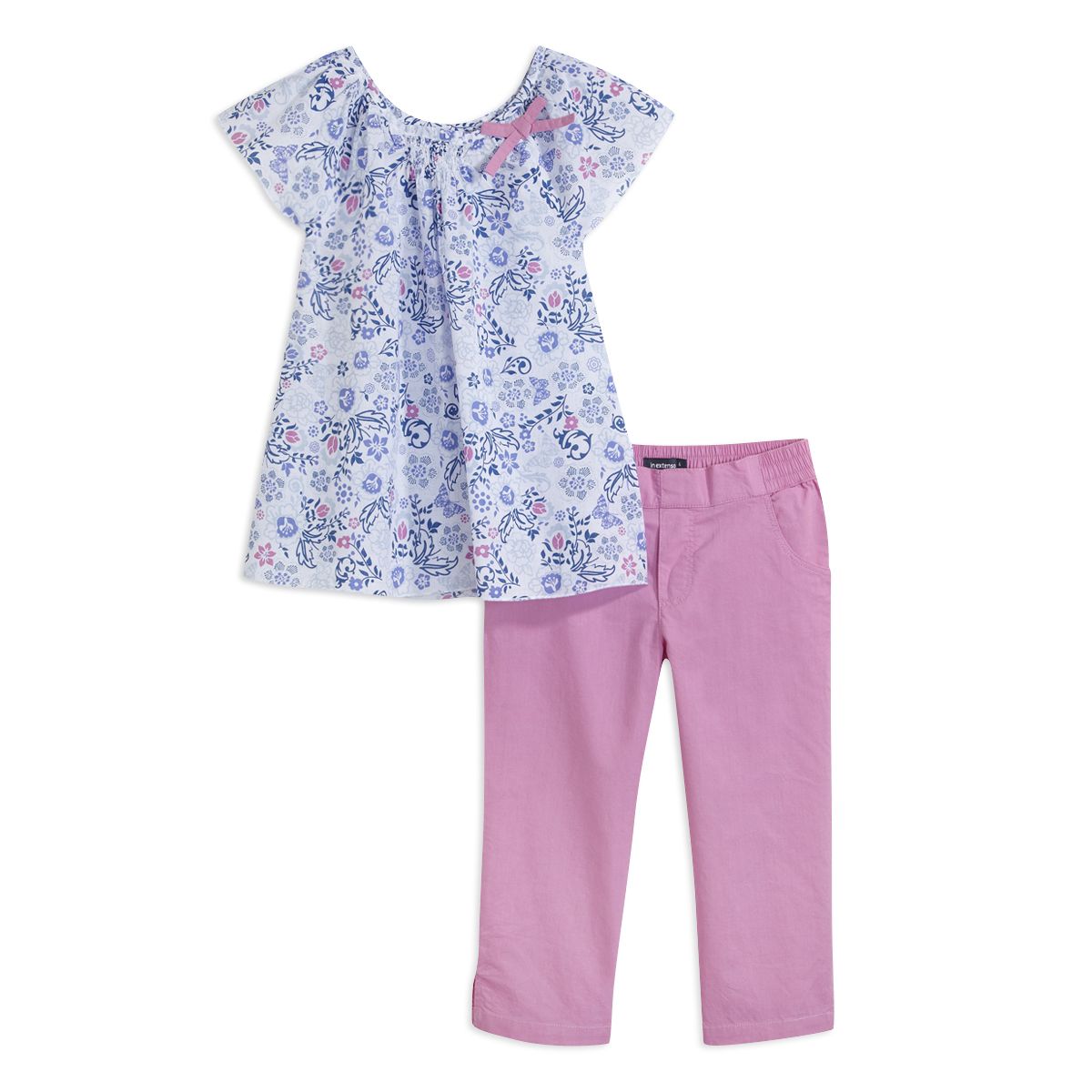 IN EXTENSO Ensemble fille blouse et  pantacourt