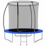 Voir la diapositive 2 : VIDAXL Ensemble de trampoline rond 244x55 cm 100 kg