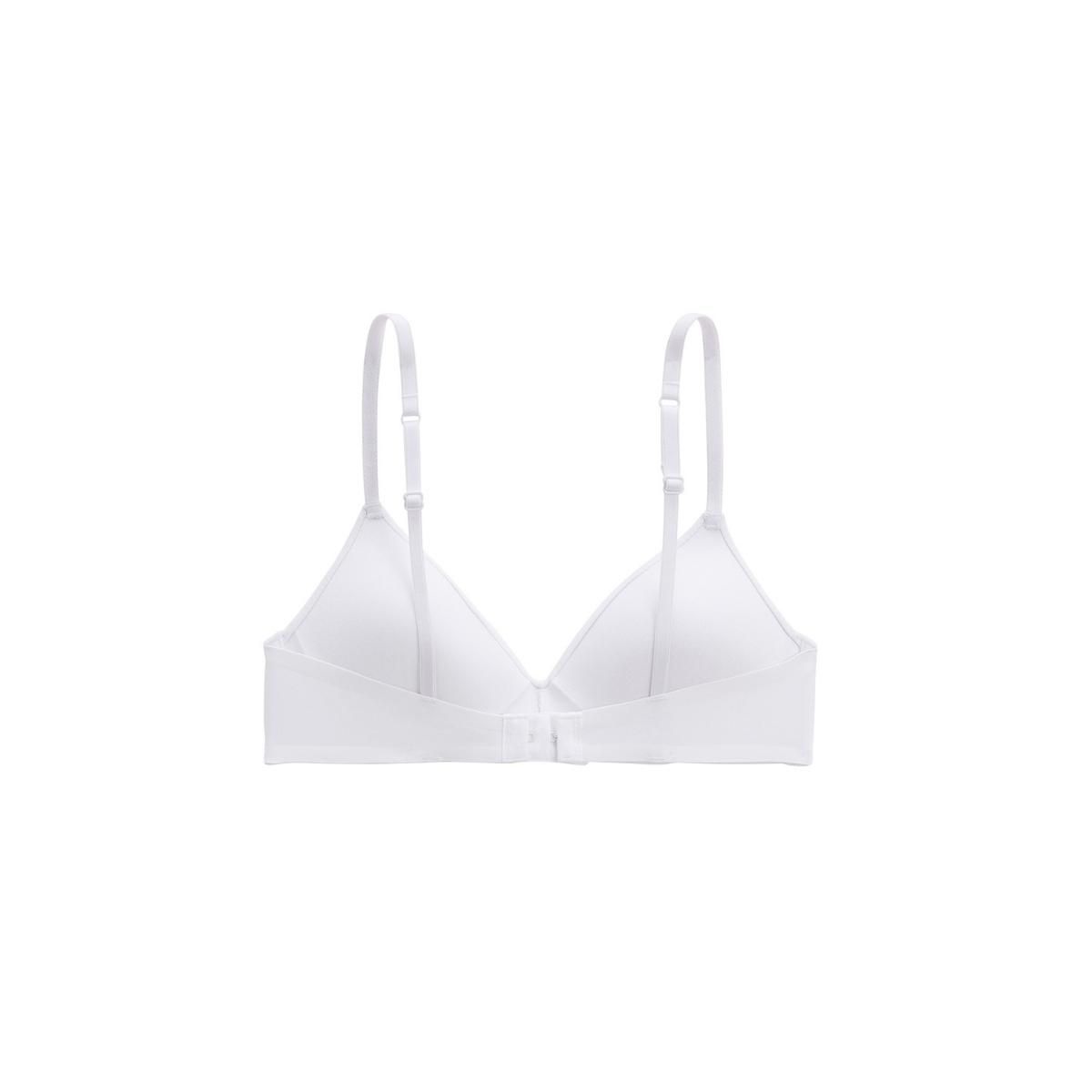 Petit Béguin Soutien-gorge triangle à coques sans armatures blanc Veliana
