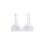 Voir la diapositive 2 : Petit Béguin Soutien-gorge triangle à coques sans armatures blanc Veliana