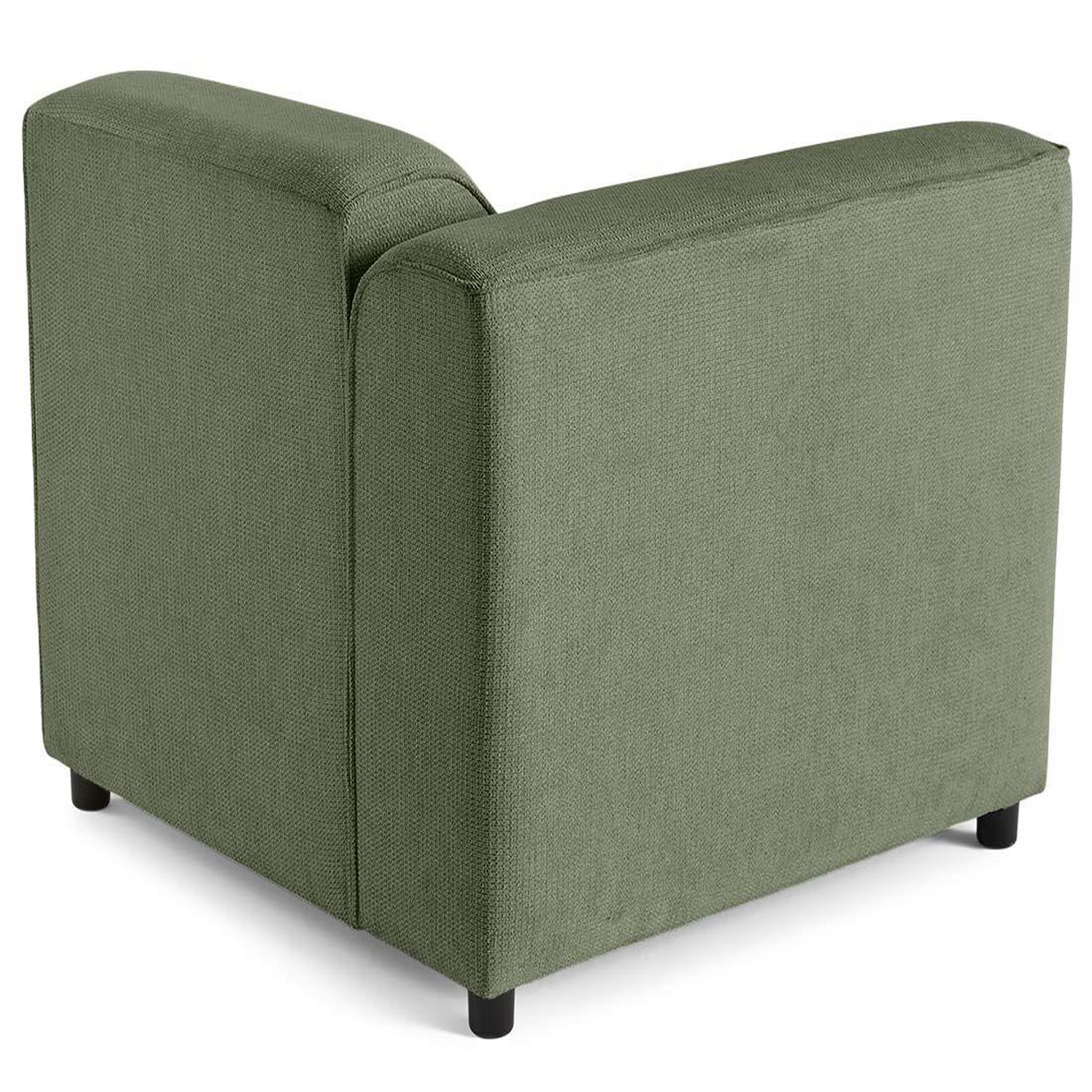 Voir la diapositive 5 : LISA DESIGN Suaro - module d'assise d'angle gauche en tissu texturé