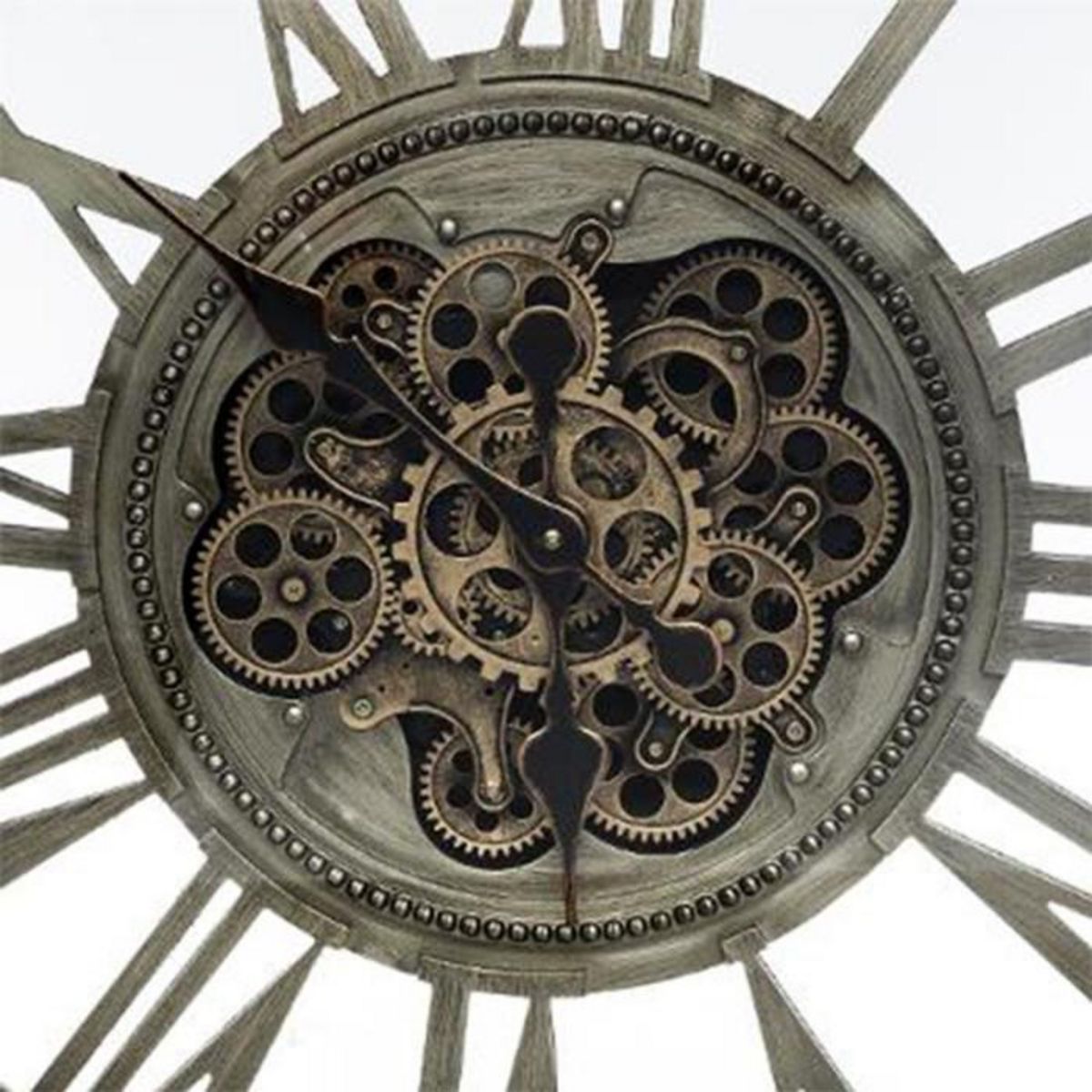 ATMOSPHERA Horloge Murale Design  Mécanisme  80cm Gris