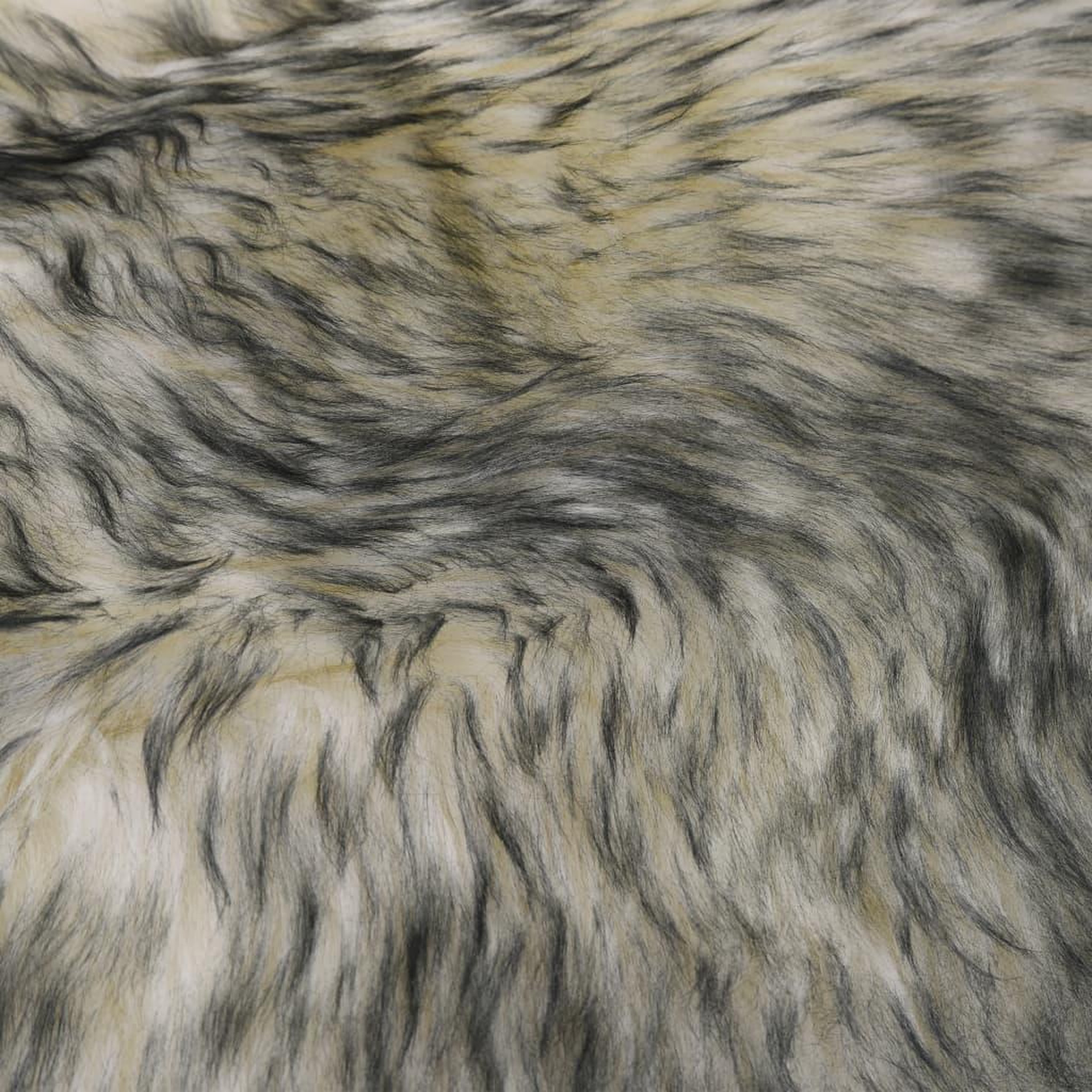 Voir la diapositive 4 : VIDAXL Tapis en peau de mouton 60 x 180 cm Melange de gris fonce