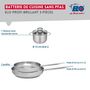 Voir la diapositive 2 : ELO Ensemble de 2 Poêles de cuisson 24 et 28 cm et 1 faitout 12 cm Elo Profi Brillant