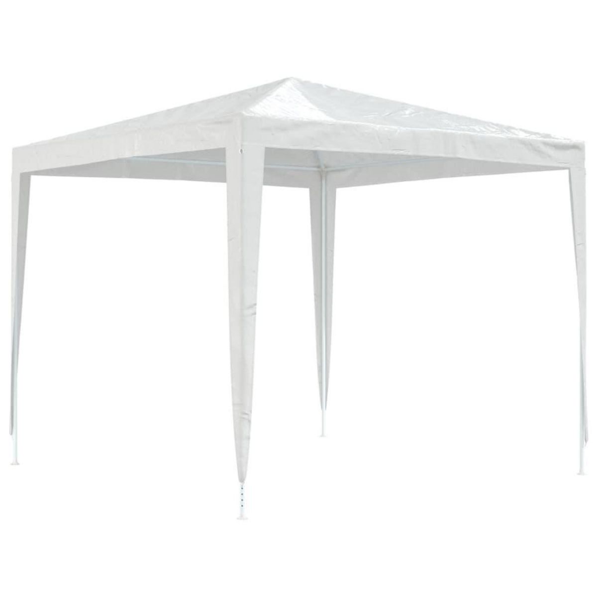 VIDAXL Tente de reception 2,5x2,5 m Blanc