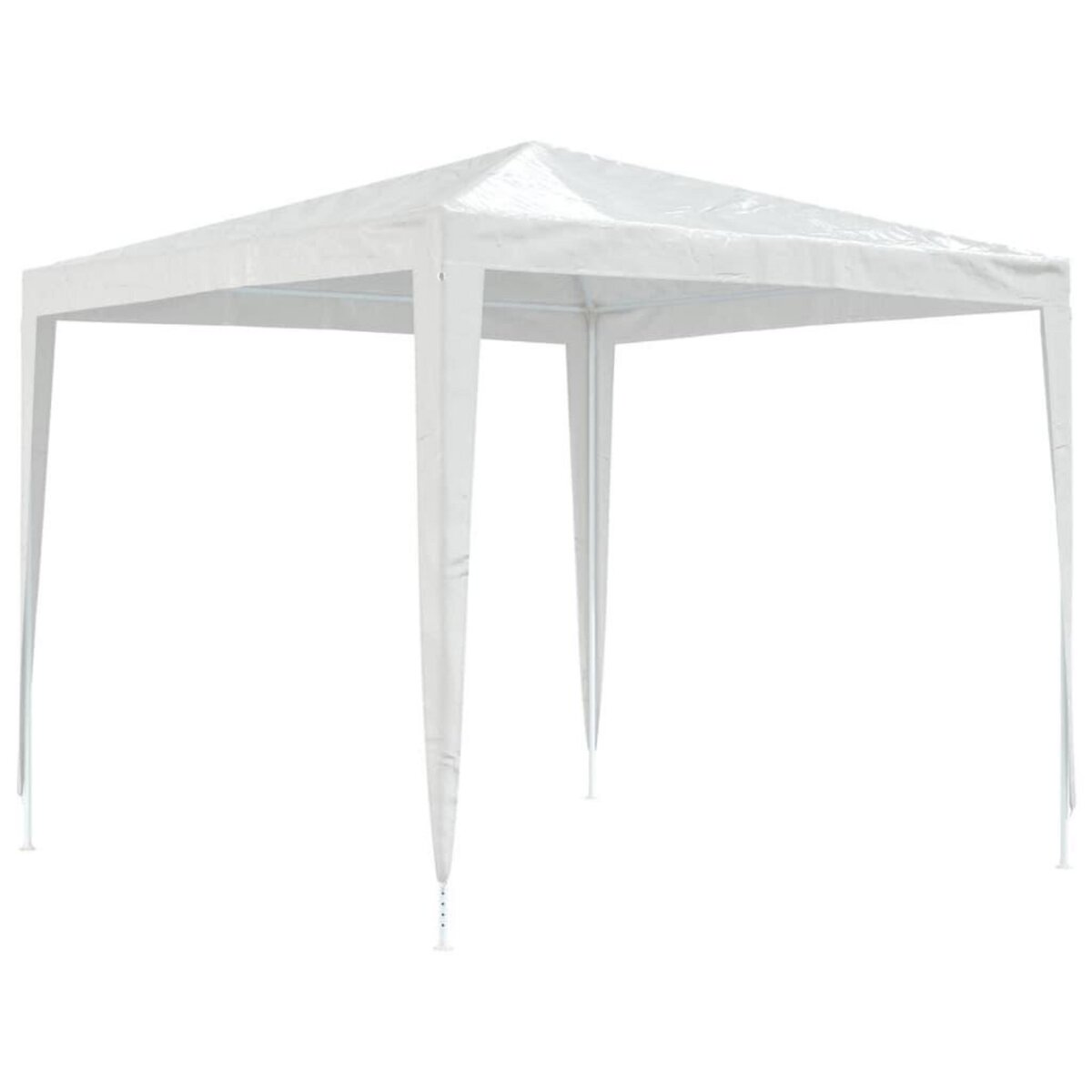 VIDAXL Tente de reception 2,5x2,5 m Blanc