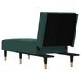 Voir la diapositive 5 : VIDAXL Chaise longue vert fonce velours