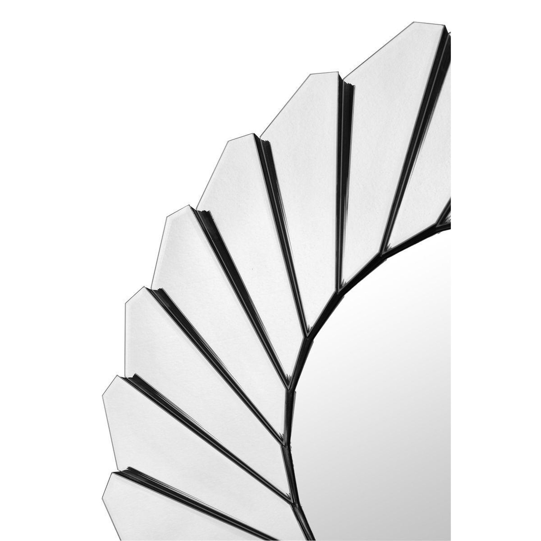 Voir la diapositive 3 : Paris Prix Miroir mural design  zeus  80cm argent