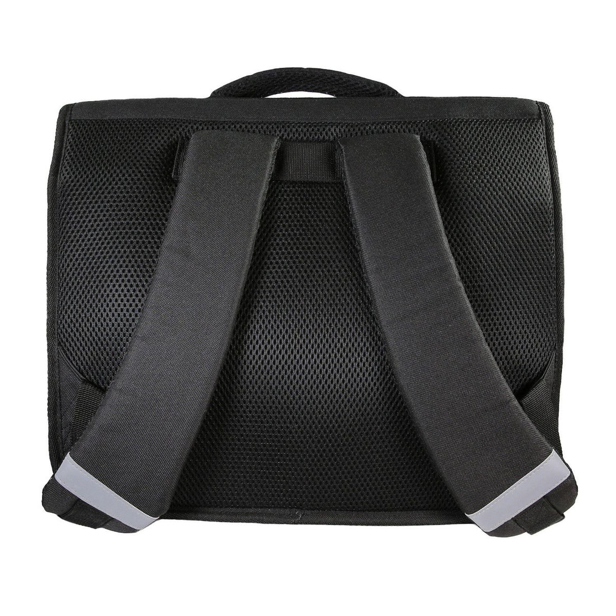 Bagtrotter Bagtrotter - Fast And Furious - Cartable 38cm  -  Noir - 2 Compartiments  - 1 Poche Sous Rabat - 1 Poche Bouteille -  Bretelles Matelassés - Fond Renforcé - Dos Matelassé -  38x13x34cm - Matière Polyester - Cartable Scolaire Primaire