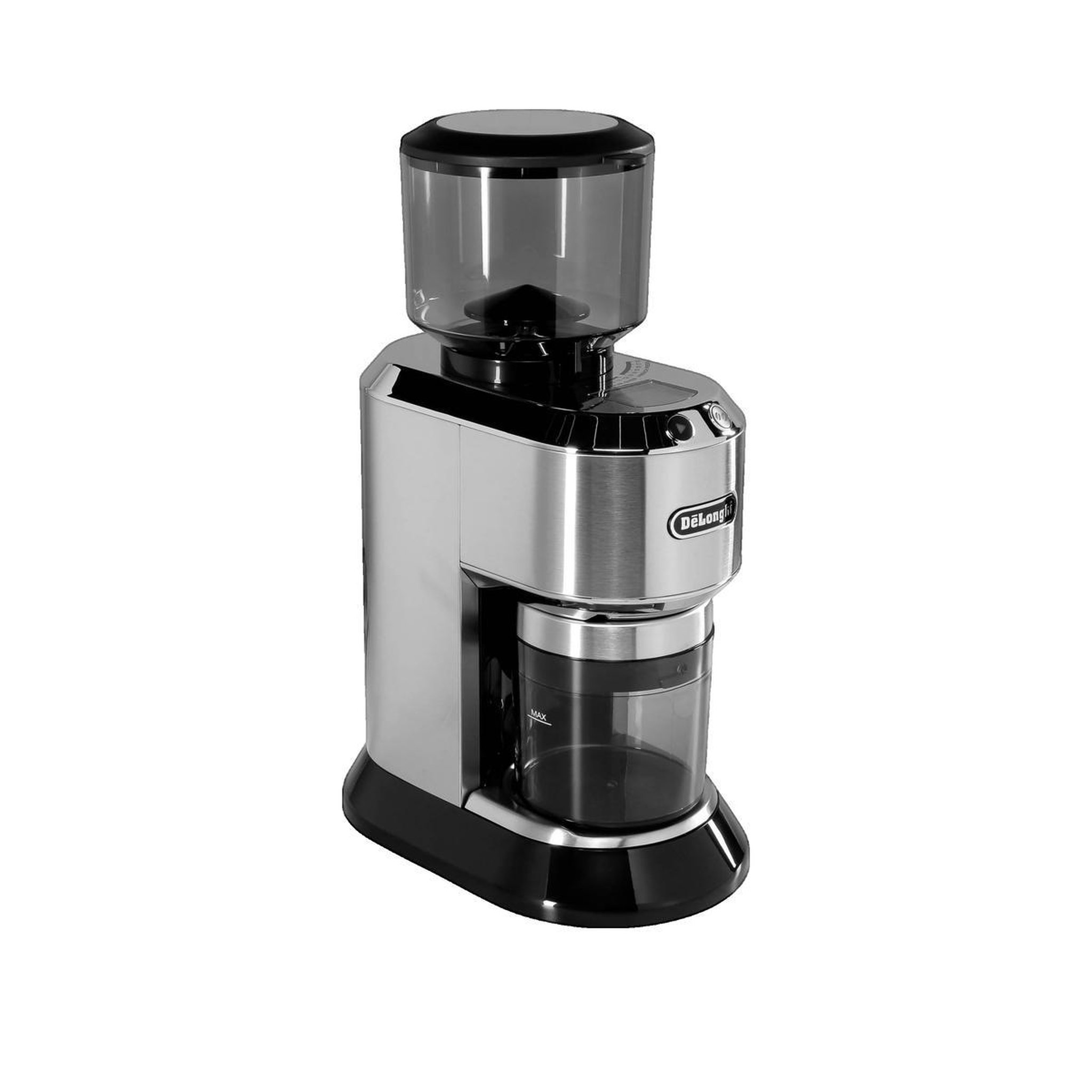DELONGHI Moulin à café électrique professionnel DeLonghi KG521M inoxydable 18 réglages 350g