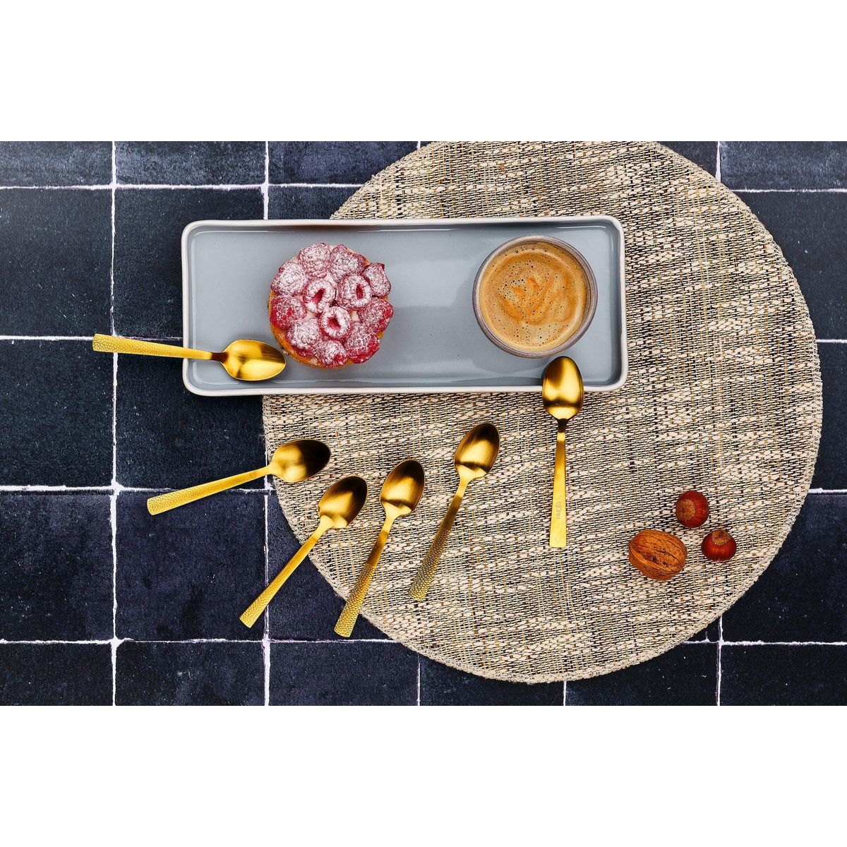 BJORN Ménagère 24 pièces FINN - Gold