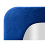 Voir la diapositive 4 : Paris Prix Miroir Mural en Velours  Theodor  160cm Bleu